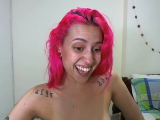 الصور floracat Hi! 10 if you think i am pretty! #pinkhair #cum #wet #hot #tattoos #hitachi #skinny #bigeyes #smalltits