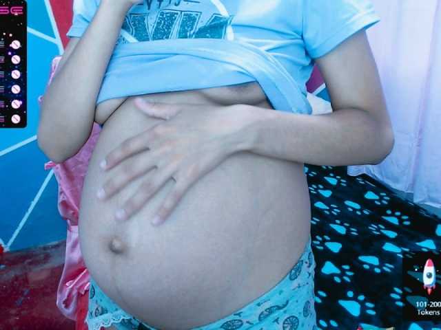 الصور Milk-Kima hi guys, im new here with my belly❤ #new #latina #bigboobs #pregnant #teen #cum