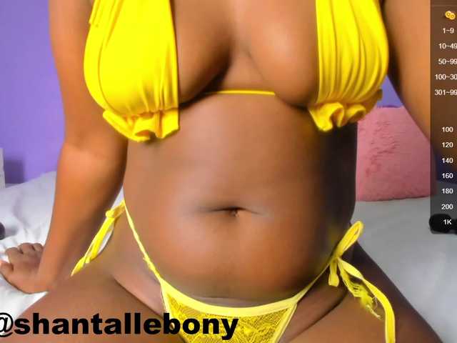 الصور ShantallEbony Hi guys!! Welcome ♥ lets break the rules, open your mouth and enjoy my big squirt! do not be shy. #bouncing #blowjob #anal #doublepenetation #ebony